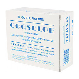 Bloc Sels Minéraux Coqselor Pour Pigeon, Volaille Et Oiseaux. - Zolux - Zo-500030
