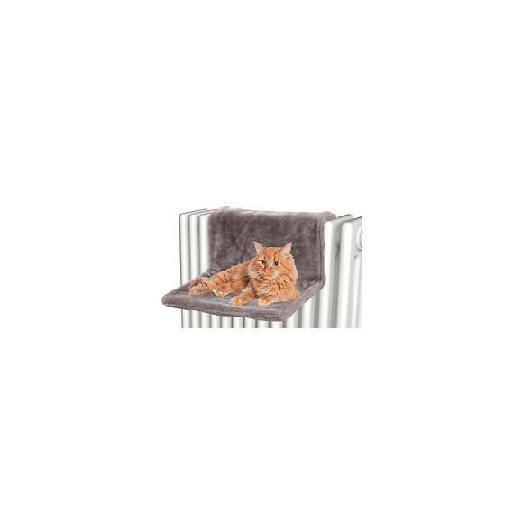 Zolux Hamac A Fixer Au Radiateur - L44xl42xh22 Cm - Gris - Pour Chat