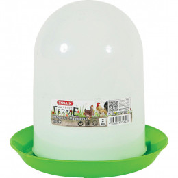 Mangeoire Silo En Plastique . Capacité 2 Kg. Basse Cour. - Zolux - Zo-175622