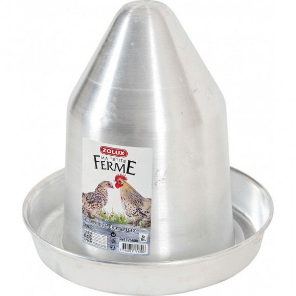 Abreuvoir En Aluminium. Capacité 6 Litres. Basse Cour. - Zolux - Zo-175600