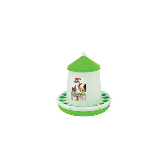 Mangeoire Silo En Plastique . Capacité 4 Kg. Basse Cour. - Zolux - Zo-175623