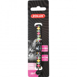 Collier Arrow Nylon Réglable De 17 À 30 Cm. Noir . Pour Chat. - Zolux - Zo-520028noi