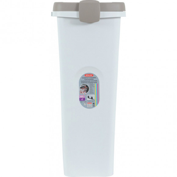Container Plastique Hermétique De 40 Litres. Pour Croquette Chien Ou Chat. - Zolux - Zo-474348