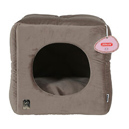Cube Chesterfield Chambord Taupe. 35 Cm. Pour Chats. - Zolux - Zo-500246