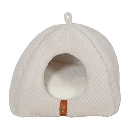 Abri Igloo Paloma Pour Chat. 40 X 37 X 41 Cm. Couleur Beige. - Zolux - Zo-500121bei