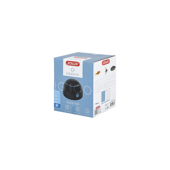 Pompe À Air Igloo 100 Noir Puissance 1.8 W Débit Max 96 L/h - Aquarium - Zolux - Zo-320751