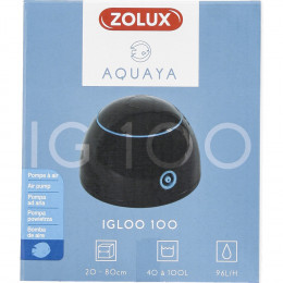 Pompe À Air Igloo 100 Noir Puissance 1.8 W Débit Max 96 L/h - Aquarium - Zolux - Zo-320751