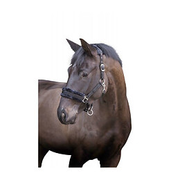 Licol Avec Fourrure Amovible Noir .pour Chevaux. Taille Pony. - Kerbl - Ke-328261
