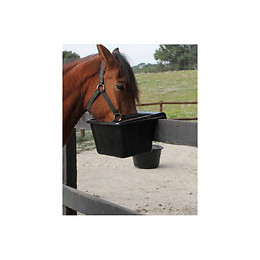 Mangeoire Caoutchouc À Suspendre 25 L - 41 X 40 X 24.5 Cm Pour Chevaux - Kerbl - Ke-323466