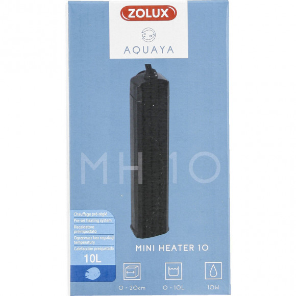 Chauffage Pré-réglé Pour Aquarium De 0 À 10 L Puissance 10 W - Zolux - Zo-336141