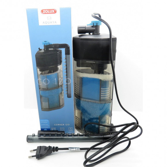 Filtration Intérieure Corner 120 Zolux 6 W Pour Aquarium De 80 À 120 L - Zolux - Zo-326530