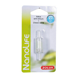 Valve Anti-retour Transparent. Ø 1.5 X Longueur 5.5 Cm. Pour Aquarium. - Zolux - Zo-334603