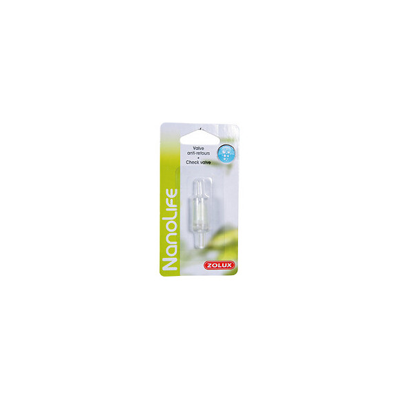 Valve Anti-retour Transparent. Ø 1.5 X Longueur 5.5 Cm. Pour Aquarium. - Zolux - Zo-334603