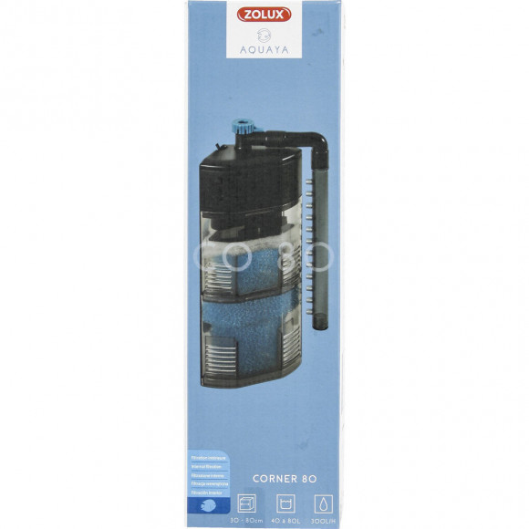 Filtration Intérieure Corner 80 Zolux 5 W Pour Aquarium De 40 À 80 L - Zolux - Zo-326529