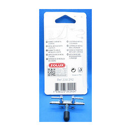 Robinet À Air En Métal Avec 2 Sorties. Pour Aquarium. - Zolux - Zo-334292