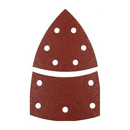 5 Abrasifs Multi-ponceuses 100x62x93mm Gr 120 Système Velcro Kwb