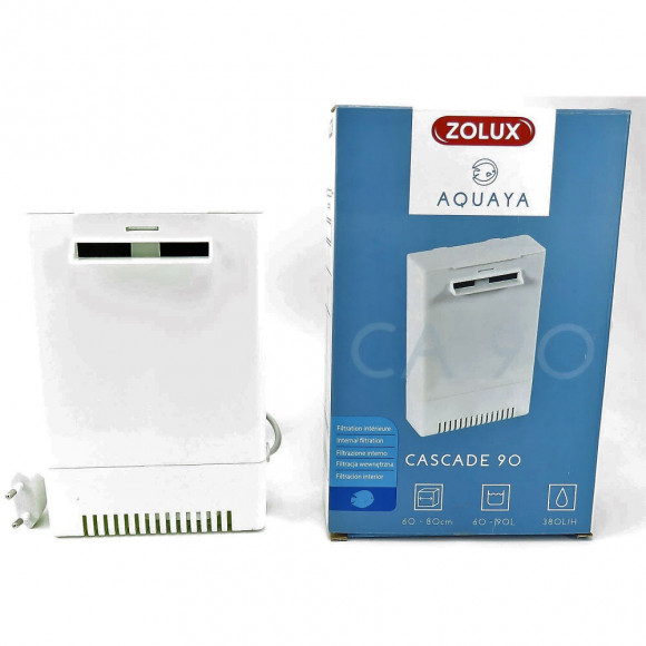 Filtration Intérieure Cascade 90, Puissance 5 W 380 L/h Pour Aquarium De 60 À 90l Max - Zolux - Zo-326524