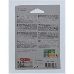 Bloc Vacance Nanolife Pour Poisson D'agrément. 25 Grammes. - Zolux - Zo-334461