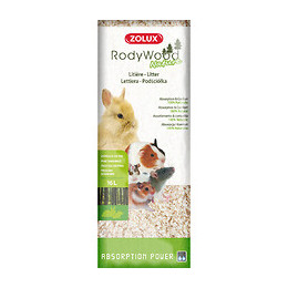 Litière Rodywood Nature 16 Litres. Pour Rongeur. Poids 964 Grammes. - Zolux - Zo-212014