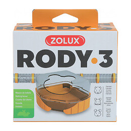 1 Maison De Toilette Pour Petits Rongeurs.  Rody3 . Couleur Banane. Taille 14.3 Cm X 10.5 Cm X 7 Cm . Pour Rongeur. - Zolux - Z