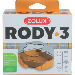 1 Maison De Toilette Pour Petits Rongeurs.  Rody3 . Couleur Banane. Taille 14.3 Cm X 10.5 Cm X 7 Cm . Pour Rongeur. - Zolux - Z