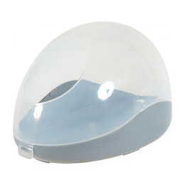 Maison De Toilette Pour Chinchillas. 19 X 28 X Hauteur 19 Cm. Couleur Grise - Zolux - Zo-206555