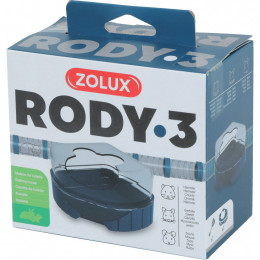 1 Maison De Toilette Pour Petits Rongeurs.  Rody3 . Couleur Bleu. Taille 14.3 Cm X 10.5 Cm X 7 Cm . Pour Rongeur. - Zolux - Zo-