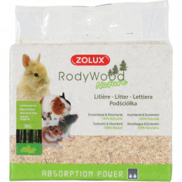 Litière Rodywood Nature 35 Litres. Pour Rongeur. Poids 1.862 Kg. - Zolux - Zo-212015