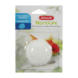 Bloc Vacance Nanolife Pour Poisson D'agrément. 25 Grammes. - Zolux - Zo-334461