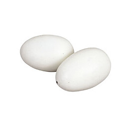 Un Œuf Factice En Argile Pour Poule, Couleur Blanc. - Kerbl - Ke-73004