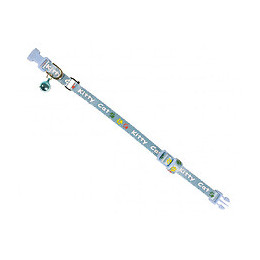 Collier Chaton  Kitty Bleu.16-25cm X 8mm. - Vadigran - Va-16584