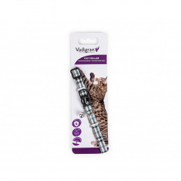 Collier Chat. Ecossais Bleu. 20-30cm X 10mm. - Vadigran - Va-16563