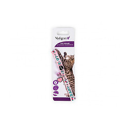 Collier Chat Love Rose.  20-30cm X 10mm. - Vadigran - Va-16575