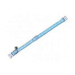 Collier Chat. Coeur Bleu. 20-30cm X 10mm. - Vadigran - Va-16565