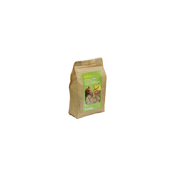 Friandise Delizia Banane 1 Kg Pour Chevaux - Kerbl - Ke-325005