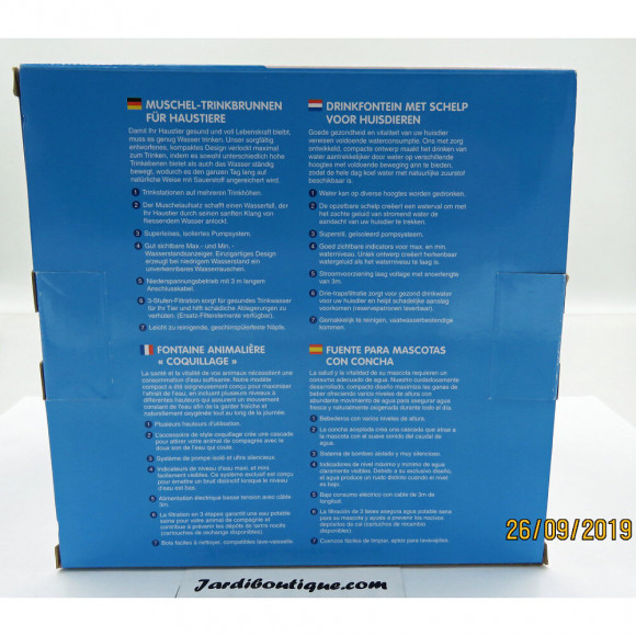 Fontaine A Eau Cat Mate 3 Litres.  Pour Chat Et Chien - Kerbl - Ke-80893