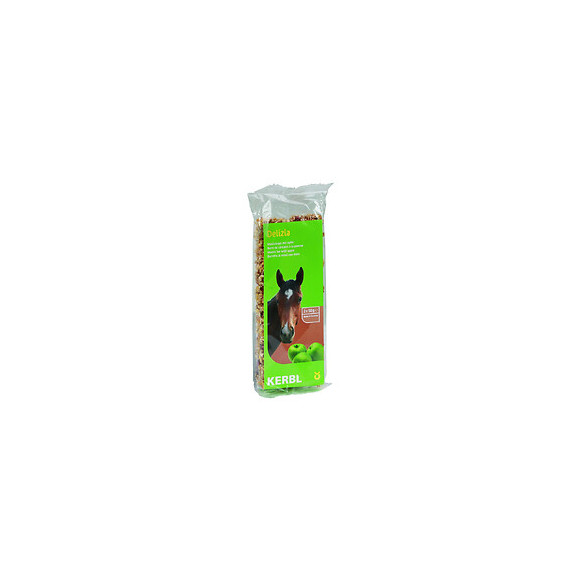 Friandise Barre De Céréales Delizia Au Pomme Pour Chevaux 2 X 50 G - Kerbl - Ke-325101