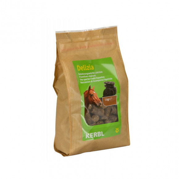 Friandise Delizia Réglisse 1 Kg Pour Chevaux - Kerbl - Ke-325017
