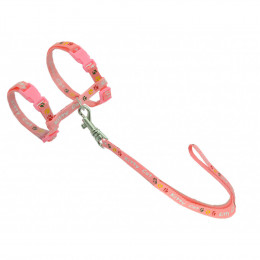 Harnais Avec Laisse 1.20m. Kitty Cat Rose. Pour Chaton. - Vadigran - Va-16597