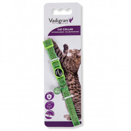 Collier Chat Glitter Vert Pailleté . 20-30cm X 10mm. - Vadigran - Va-16579