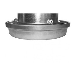 Silo D'alimentation Galvanisé. Contenance 9 Litres. Ø 33 Cm. Pour Volailles. - Vadigran - Va-17489