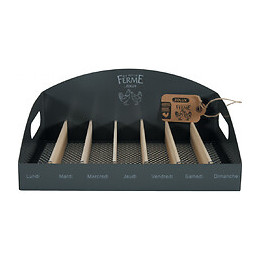 Range Œufs En Métal Ardoise. 34.5 X 26 X 14.5 Cm. Basse Cour. - Zolux - Zo-175654