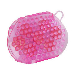 Étrille De Massage Chevaux Rose - Kerbl - Ke-320140