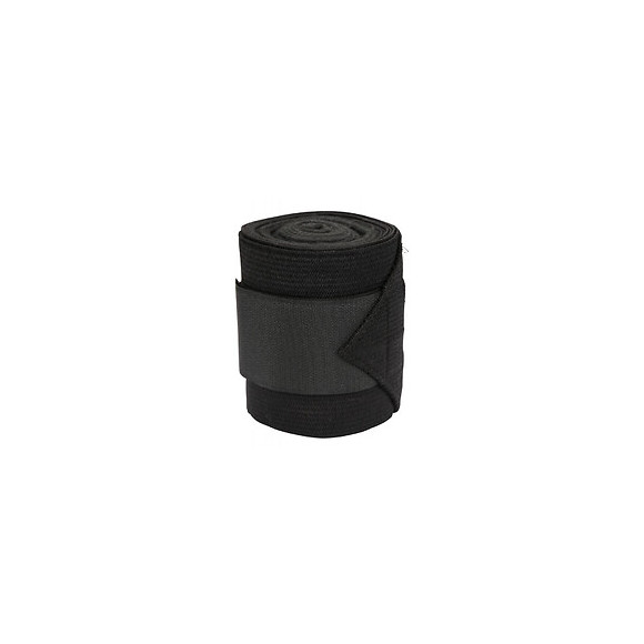 Bandages En Polaire Avec Insert Extensible Noir. Pour Chevaux. (lot De 4) - Kerbl - Ke-326790