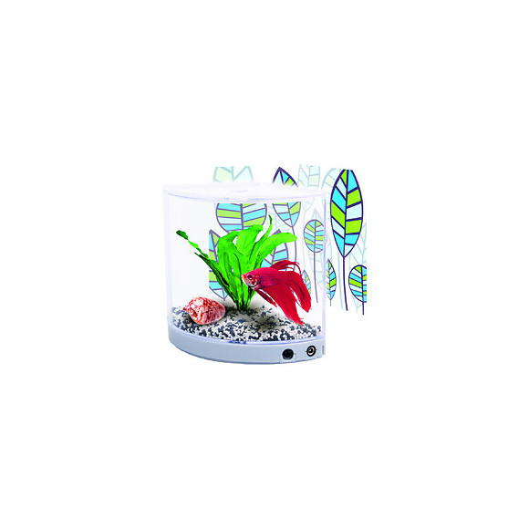 Aquarium Angulo 1.3 Litres,  17 X 10 X 16 Cm. - Vadigran - Fl-403508