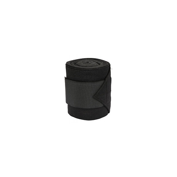 Bandages En Polaire Avec Insert Extensible Noir. Pour Chevaux. (lot De 4) - Kerbl - Ke-326790