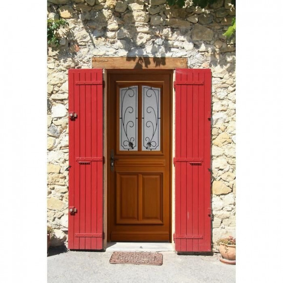 Porte D'entree  Modele Mathis Dimension 215 X 90 Poussant Gauche  (cotes Tableau)