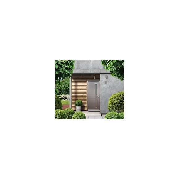 Porte D Entree  Modele 'talma' Blanche 215x90 Poussant Droite  Cote Tableau