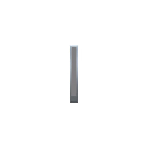 Fixe Lateral H 215x L30 Cm Cote Tableau Bois Exo Prepeint Blanc