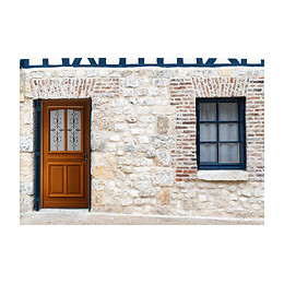 Porte D Entree  Modele Vauban - Dimension 200 X 80 Poussant Gauche  (cotes Tableau)